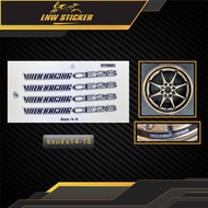 สติ๊กเกอร์ล้อ CE28 ครบชุดติด4ล้อ สติ๊กเกอร์ล้อแม็ก เกรดพรีเมี่ยม เคลือบUVแท้