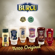 Burcu Garlic Mayonnaise/ Mayonnaise/ Ranch Sauce/ BBQ Sauce/ Ketchup Hot & Sweet/ Apple Vinegar/ Pom