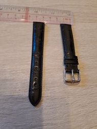 16mm黑色皮錶帶