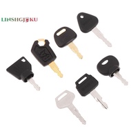 [linshgjkuS] 7Pcs/set Keys Ignition Keys Excavator Construction Machinery Key Kit 14607 5P8500 K250 