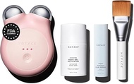 NuFACE MINI+ Microcurrent Facial Device Kit - FDA Cleared Face Sculpting & Skin Tightening Device to