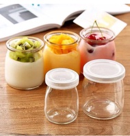 Combo 10 hũ thủy tinh hũ pudding nắp nhựa 200ml đựng sữa chua chưng yến làm bánh plan