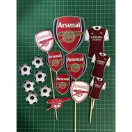 Arsenal Cake Topper