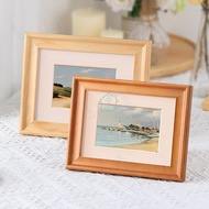 Solid Wood Table Photo Frame Wall-Mounted Children's Frame Log Picture Frame B5 Photo Frame Photo Fr
