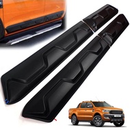 กาบข้างประตู กันกระแทกข้างประตู รุ่น ฟอร์ด เรนเจอร์ FORD RANGER T6 WILDTRAK ปี 2015 - 2017 สีดำด้าน 4 ชิ้น