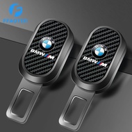 FFAOTIO Car Seat Belt Buckle Safety Belt Extender Carbon Fiber Car Accessories Interior For BMW F10 