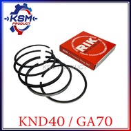 แหวนลูกสูบ RIK KND40/GA70 แท้ KUBOTA (50033) 75 มิล อะไหล่รถไถเดินตามสำหรับเครื่อง KUBOTA (อะไหล่คูโบต้า)