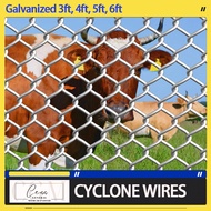 Cyclone Wires mesh Galvanized Chain Link Fence Safety Mesh for Farm Fence/ guard fence/wire mesh fen