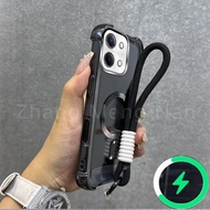 Suitable for VIVO Y28 4G phone case magnetic charging phone case four corner anti drop transparent s