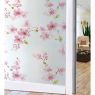 Gratis Ongkir - Sticker Kaca Motif 90cm x 100cm / Stiker Kaca Rumah / Sandblast / Sticker Kaca Motif