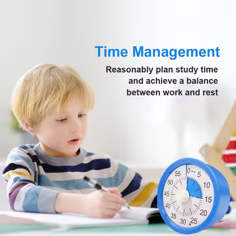 Sports Office Time, Management Visual Timer, Productivity Pomodoro Kitchen Timer for Cooking, Study 
