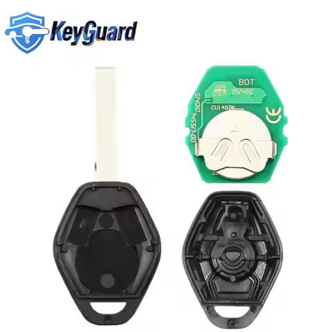 Keyguard 2 Track For BMW 1 E87 3 E46 5 E60 E61 6 E63 E64 Series X5 E70 5WK49125 5WK49147 CAS2 Remote