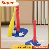 [innersetting.my] Funny Kids Baseball Bat Tee Ball  Includes 2 Balls Baseball  Kids Baseball Sports 