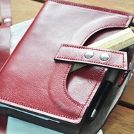 Cycle Life系列:櫻桃紅牛皮6孔B6活頁型筆記本