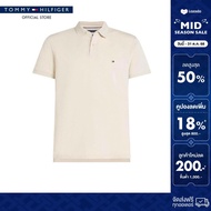 Tommy Hilfiger เสื้อโปโล ผู้ชาย รุ่น MW0MW41282 ACG - สีเบจ ทรง Regular