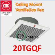 KDK ceiling mount ventilation suction exhaust fan/ KDK 20TGQF