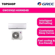 Gree 1.0HP NON-INVERTER Lomo Series Wall Split Air Conditioner-R32 GWC09QC-K6NNB4B