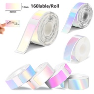 1Roll 12x40mm-160pcs Phomemo Q30 D30 D32 D35 Adhesive Label Maker Paper for Marklife P12 P15 Name St
