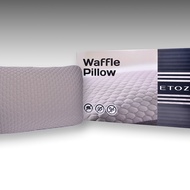 ETOZ Waffle Pillow - Extra Firm Pillow-  Memory Foam Pillow