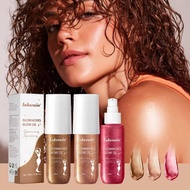 Body Care Glow Oil Glow Body Oil 100ml Hydrating Softening Brazilian Shimmer Bronze Non-Greasy Non-S