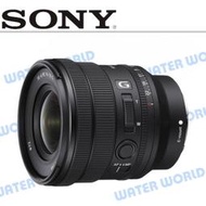 【中壢NOVA-水世界】SONY 16-35mm F4 廣角電動變焦 G鏡頭 全片幅 SELP1635G 公司貨