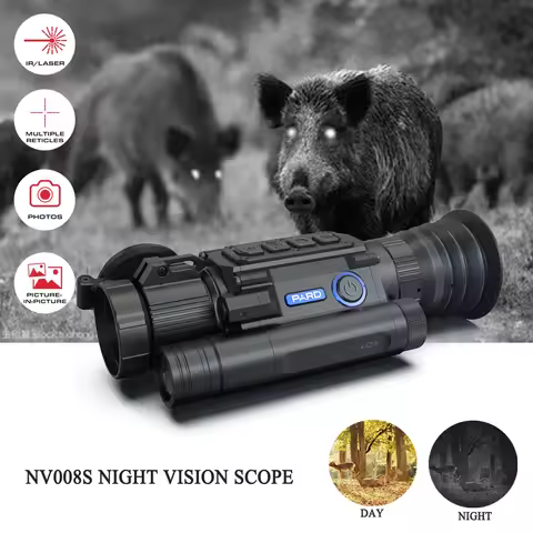 Pard NV008S 350m IR Ballistic Calculator Digital Day & Night Vision Rifle Scope Hunting Monocular Ca
