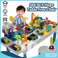 MKBK Multifunctional building block table for kids Learning Playing Study Drawing LARGE Size Space S