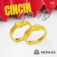 Cincin Belt 5D Emas 916 Original Cincin Emas 916 Tulen Cincin Bajet Emas 916 Cincin Murah Emas Origi
