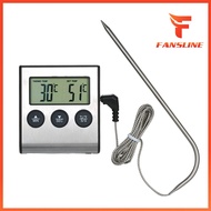 Nhiệt Kế Nướng BBQ Nhiệt Kế Thực Phẩm Nhiệt Kế Nấu Ăn Thực Phẩm 0 ~ 250 ° C Đồng Hồ Đo Nhiệt Độ Thực