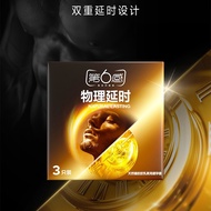 Sixth Sense Condom Physical 3 Pieces Male Condom Adult Hotel Students Condom Wholesale Generation