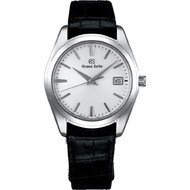 Seiko Mens SBGX295 (Grand Seiko Quartz Mens Heritage Collection) Round Watch Black Stainless Quartz 