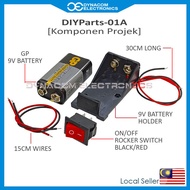 GP 9V Battery & 9V Battery Holder DIY Project [Bateri 9V & Pemegang Bateri 9V]