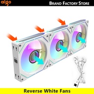 Aigo AS12 Pc Case 120MM Fan Argb Ventiladores Wireless Splicing Cpu Water Cooling Gabinete Gamer Coo