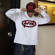 WP Company - Knitwear BOXY Daisy White Football Knit Unisex Sweater / Men's & Women's Knitted Sweate