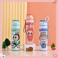 Cup_Kingdom'' 800ml Labubu Water Bottle Kids Sport Drinking Bottle BPA Free