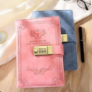 Password Notebook Stationery Handbook Notebook A5 Student Thickened Locked Diary Password Notebook L