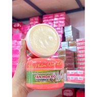 (Tan Hoa Do round orange pot) Tan Hoa Do body whitening cream 180gram round