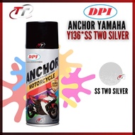 ANCHOR MOTOCYCLE YAMAHA Spray Can Tin Cat Paint 400ML Y136* SS Two Silver Perak Sprey Ancer Yamaha O