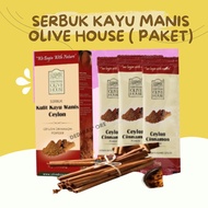 KULIT KAYU MANIS CEYLON CINNAMON POWDER OLIVE HOUSE / MENGATASI MASALAH KENCING MANIS DARAH TINGGI