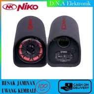 Speaker NIKO GL8 Bonus Mic tangan Kabel Panjang Speaker Tabung 8 inch - Subwoofer Car speaker GL 8 -