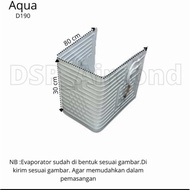 Evaporator Kulkas 1 Pintu Aqua seri D190 ukuran 80x30