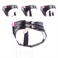 PU Leather - Vibrating Silicone Anal Plug Strap On Dildo Chastity Panties Underwear Masturbation S