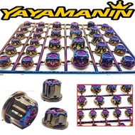 SYM FIT ALL SYM Motorcycle Thai Bolt Cap mix gold violet vCrew Nut Universal 30pcs accessories