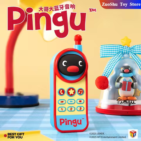New Pingu Hellokitty Mobile Toys Anime Hellokitty Bluetooth Speaker Toys Girls Birthday Gift Can Be 