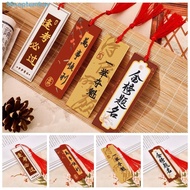SEPTEMBER Acrylic Tassel Bookmark, Antique Retro Inspirational Text Bookmark, Office Supplies Creative Chinese Style Portable Book Page Marker Students