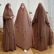 Set Dress/One Set Gamis Code ASTINI NON Premium Ceruty Babydoll Material By Ory Aje Zas Collec