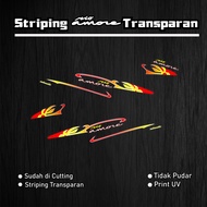 Striping Transparan Mio Vietnam Stiker Mio Amore