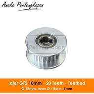 GT2 10mm Pulley Idler 20 Teeth Bore 5mm GT2 20T Teethed