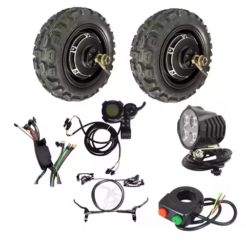 10-Inch 72V 1000W Brushless Disc Brake Electric Scooter Wheel Motor Conversion Kit