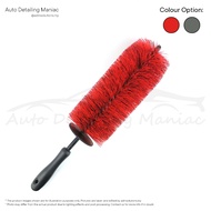 Medium Rim Brush (Heavy Duty) Bendable Wheel Barrel, Rim, Fender Liner, Undercarriage Cleaning Brush